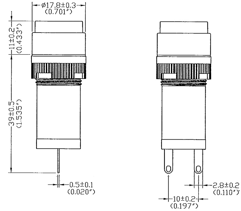 זמזם אלקטרוני לפנל פרופיל עגול DECA